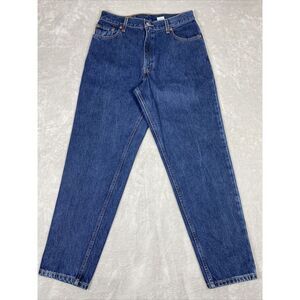 VTG Levis 550 Jean Womens 12 Reg Medium Blue Relaxed Fit‎ Tapered Mom EUC 1999